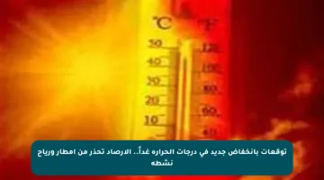 توقعات بانخفاض جديد في درجات الحرارة غداً.. الأرصاد تحذر من أمطار ورياح نشطة